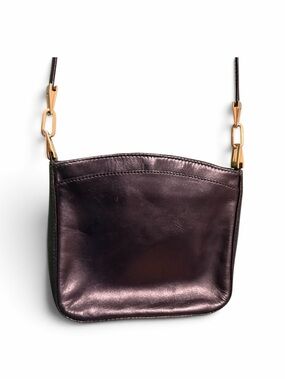 Classic Vintage Leather Bag in Black